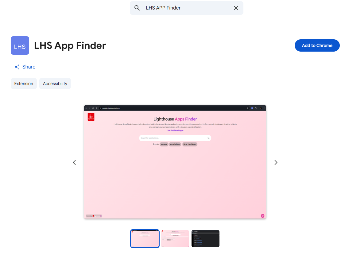 LHS App Finder Preview